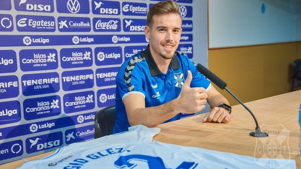 Sergio González, jugador del CD tenerife en una imagen de archivo / CD Tenerife 