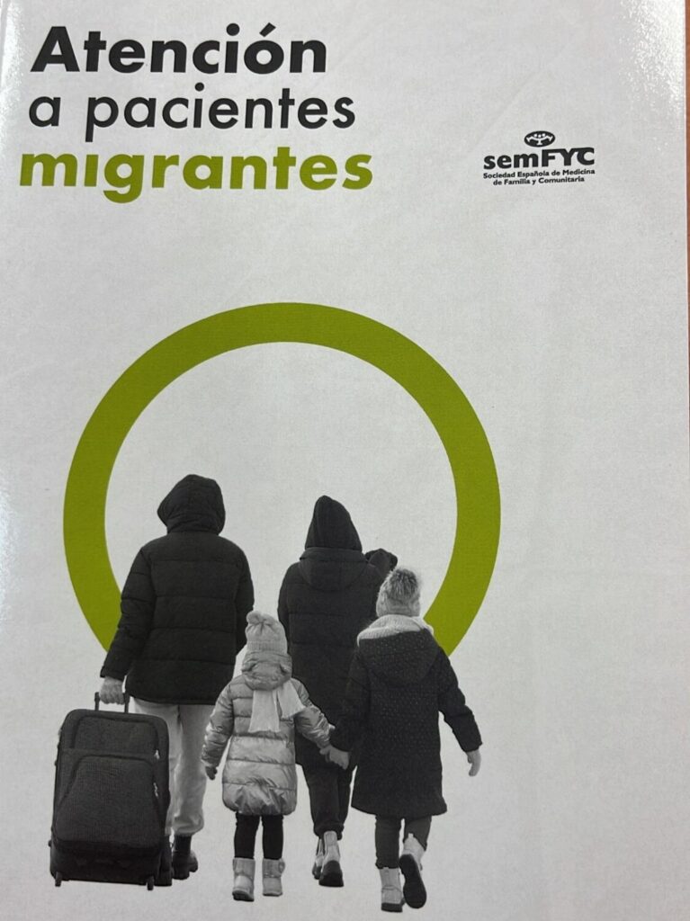 Profesionales del SCS colaboran en la guía ‘Atención a pacientes migrantes’. Portada de la guía ‘Atención a pacientes migrantes’ del semFYC/ Gobierno de Canarias.