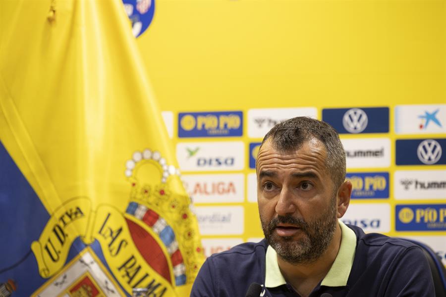 Rayo Vallecano - UD Las Palmas. Diego Martínez, entrenador de la UD Las Palmas. EFE