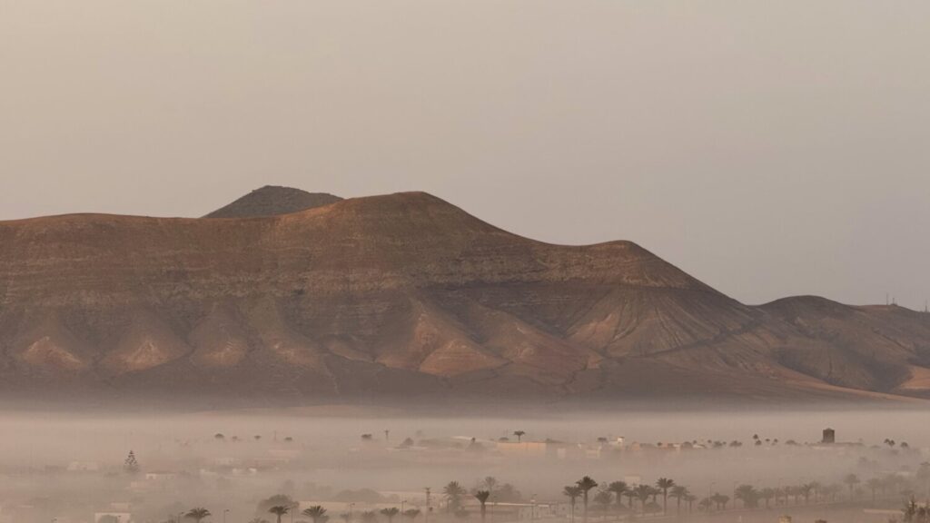 Calima y altas temperaturas este fin de semana. Imagen: Mark Koritsanszky, La Oliva, Fuerteventura