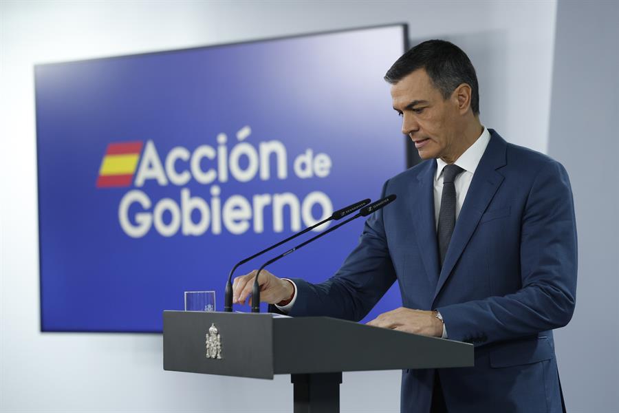 Pedro Sánchez, presidente del Gobierno. Imagen EFE