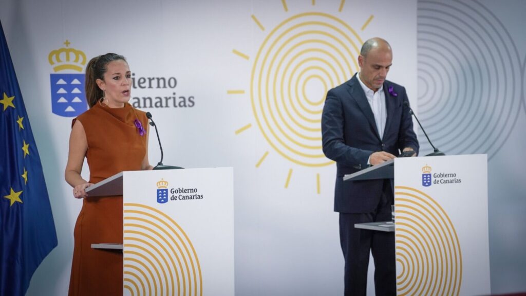 Uso turístico de viviendas. Imagen: Rueda de prensa posterior al Consejo de Gobierno donde se abordó el anteproyecto de Ley de Ordenación Sostenible del Uso Turístico de Viviendas. Presidencia del Gobierno