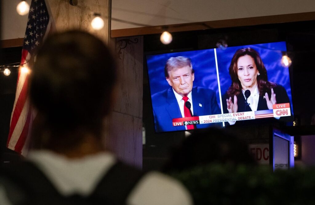 Los candidatos presidenciales a la Casa Blanca, la demócrata Kamala Harris y el republicano Donald Trump - Europa Press/Contacto/Allison Bailey - Archivo