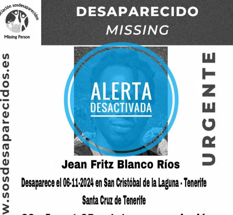 Encuentran a Jean Fritz Blanco Ríos