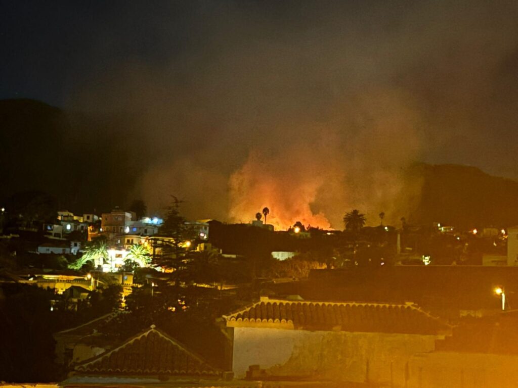 Conato de incendio en La Palma/RTVC