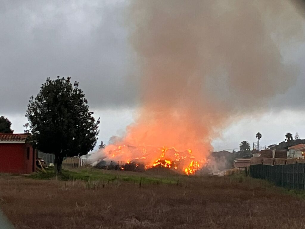 Incendio El Ortigal