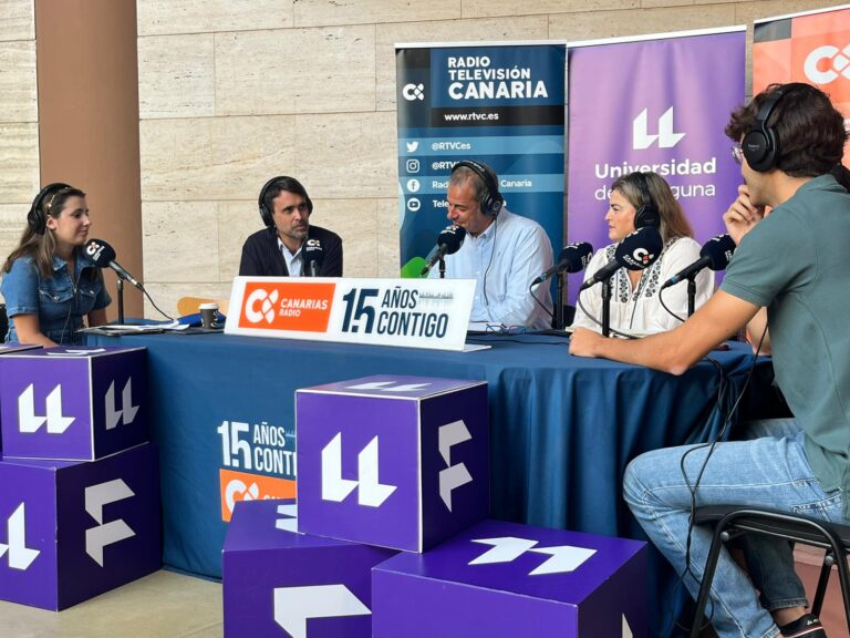 La Radio Canaria desplaza sus estudios hasta las ‘IV Jornadas de Periodismo de la ULL’