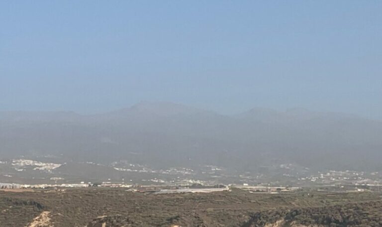 Canarias vive un episodio de calima y altas temperaturas en pleno mes de noviembre