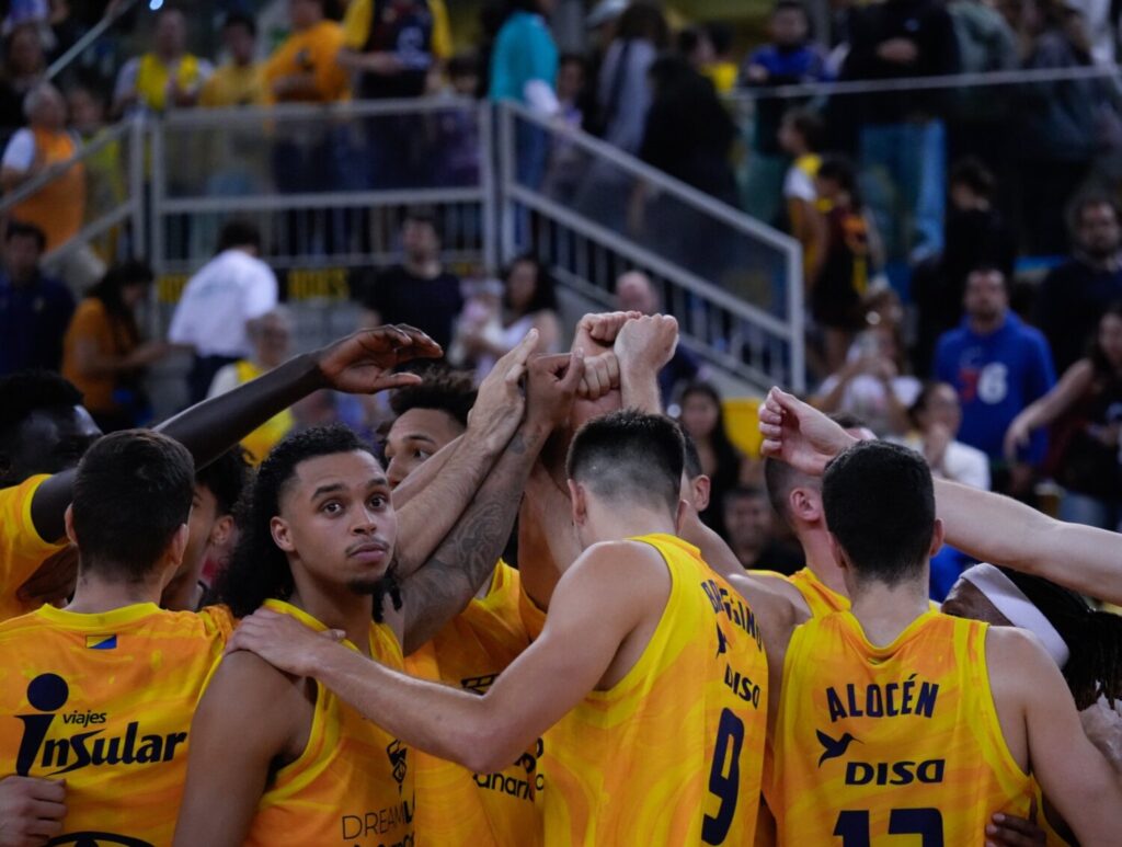 El Dreamland Gran Canaria destaca el apoyo de la afición en el Gran Canaria Arena ante los rivales de la Eurocopa y de la Liga Endesa / Dreamland Gran Canaria 