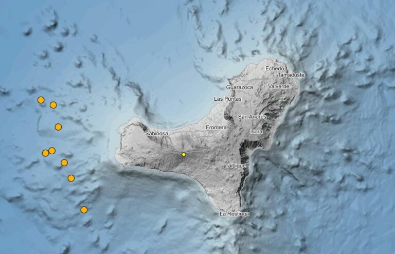 Detectan nueve seísmos en El Hierro, uno de magnitud 3.0