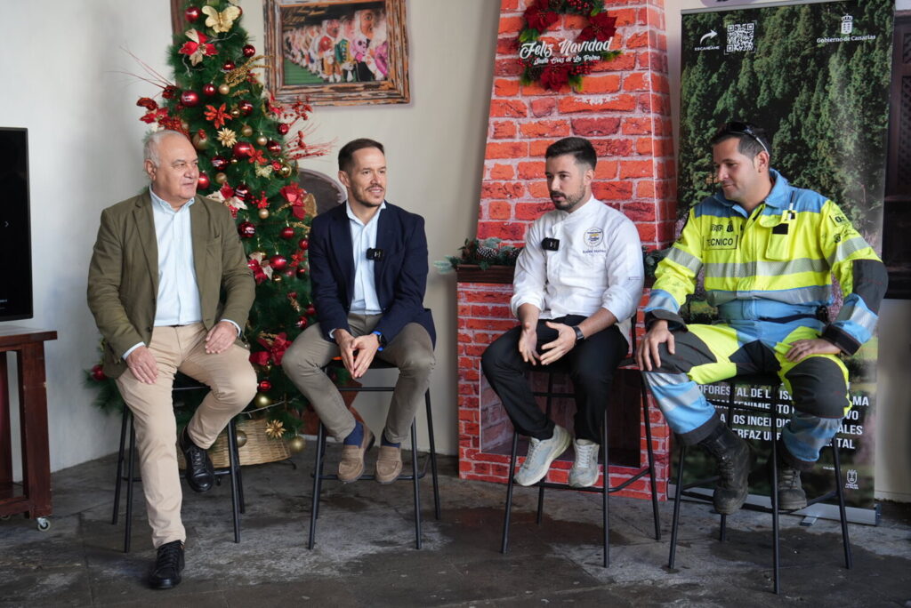 Un panettone elaborado con la ‘Almendra Bonita’ de La Palma. La presentación del panettone de almendra de La Palma y la web de ‘Agroforestales La Palma’/ Gobierno de Canarias.