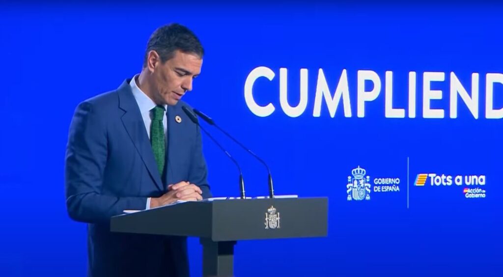 Pedro Sánchez comparece para hacer balance de la legislatura en 2024