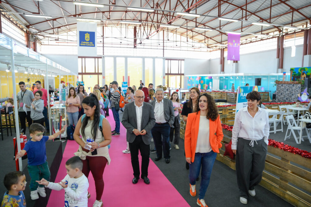 El presidente del Cabildo de Gran Canaria, Antonio Morales, durante la inauguración de la 24ª edición de Planeta Gran Canaria