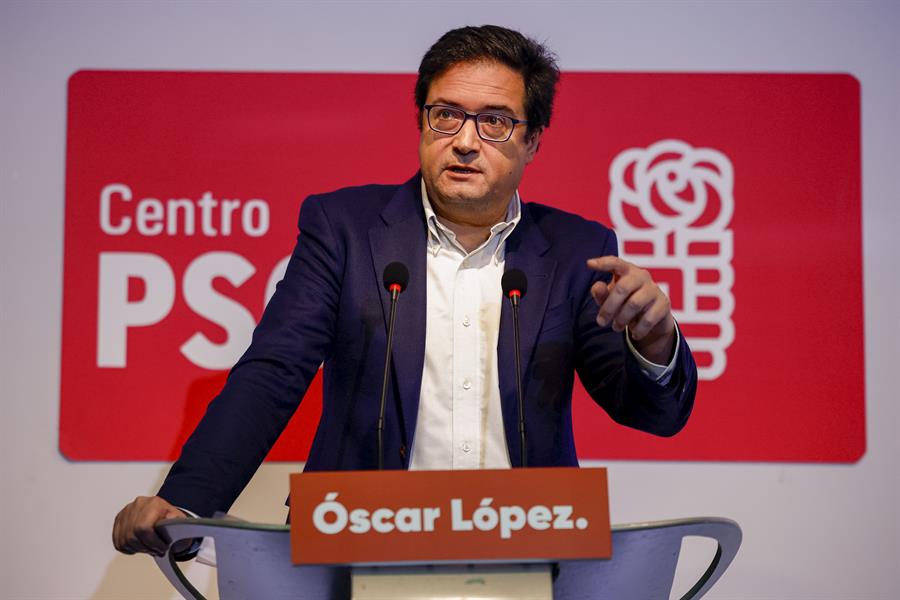 Óscar López confirma su candidatura a las primarias del PSOE-M. Imagen EFE