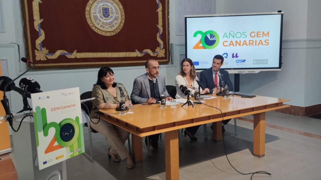 Presentación del informa GEM de Canarias. Imagen cedida ULPGC