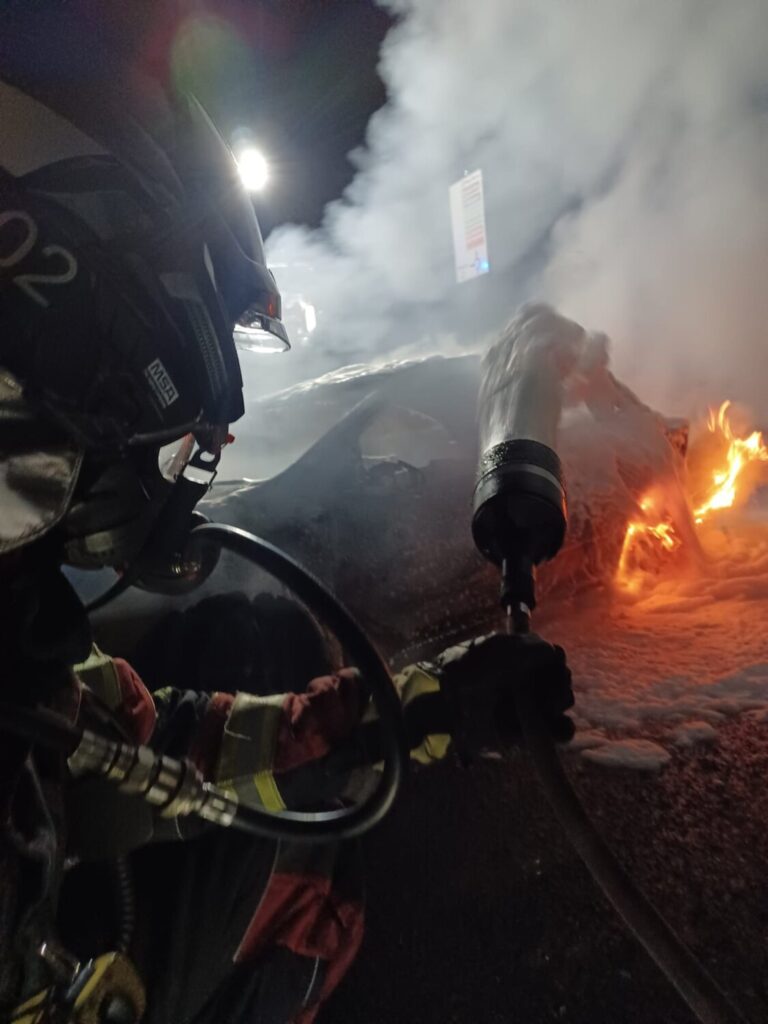 Imagen de la actuación de los bomberos del Consorcio de Emergencias de Lanzarote