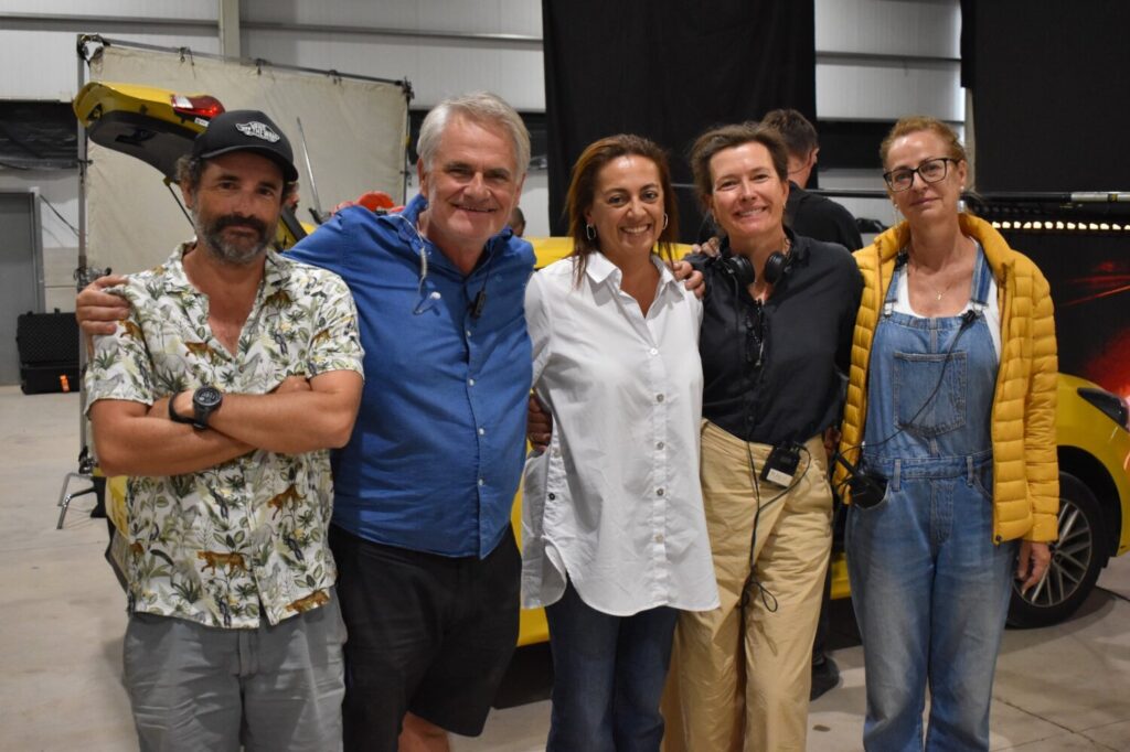 Fuerteventura acoge el rodaje de la producción danesa ‘Isle’. Nereida Calero en el set de rodaje del largometraje danes Isle/ Cabildo de Fuerteventura.