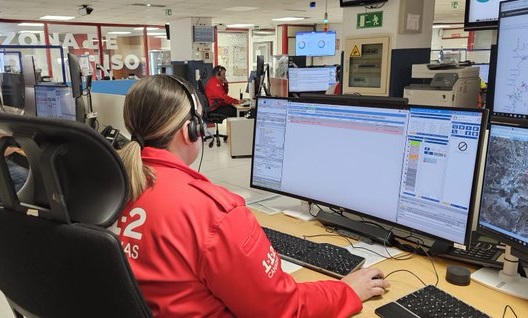 Muere tras volcar el vehículo en Gran Canaria. Imagen: Centro operativo del 112 Canarias