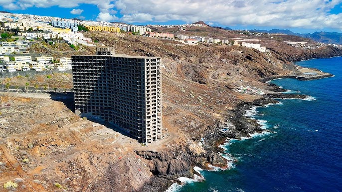 Santa Cruz invierte 2,5 millones para demoler el Hotel de Añaza. Imagen del Hotel abandonado en Añaza, Tenerife/ Ayuntamiento de Santa Cruz de Tenerife.