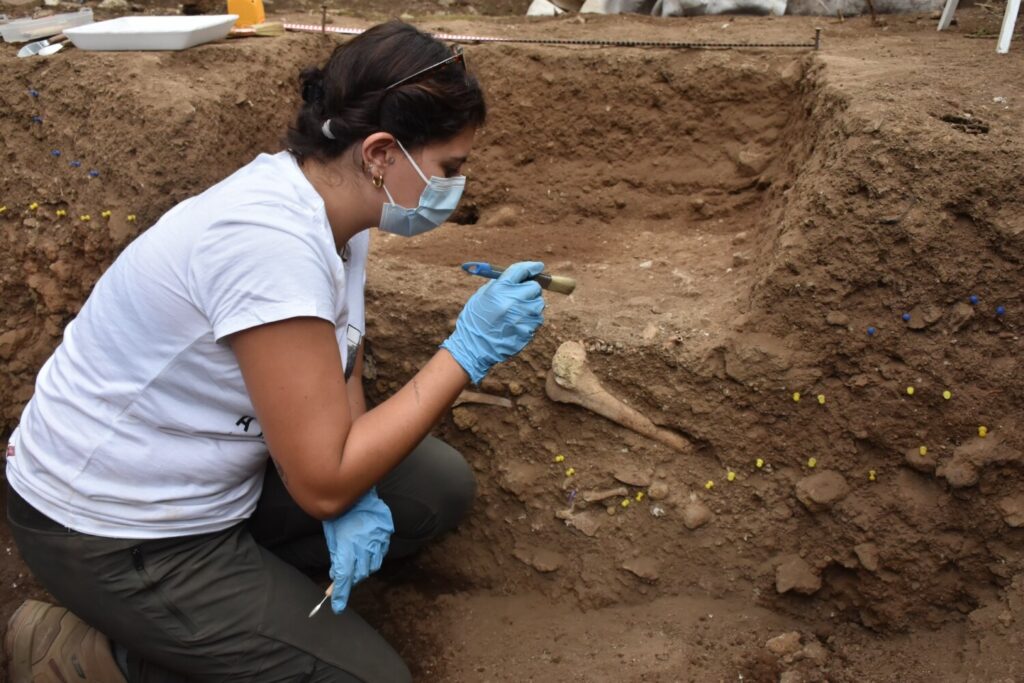 Localizan nuevos enterramientos asociados al antiguo convento franciscano de San Lorenzo. Trabajos de la 3º excavación para recuperar la historia del antiguo convento franciscano de San Lorenzo/ Gobierno de Canarias