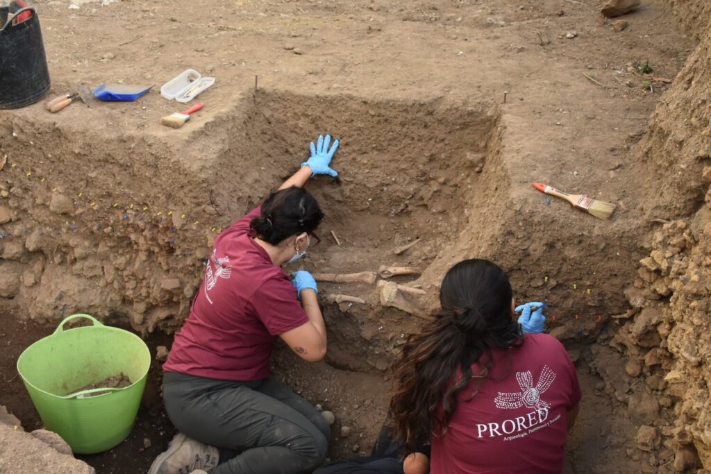 Localizan nuevos enterramientos asociados al antiguo convento franciscano de San Lorenzo. Trabajos de la 3º excavación para recuperar la historia del antiguo convento franciscano de San Lorenzo/ Gobierno de Canarias