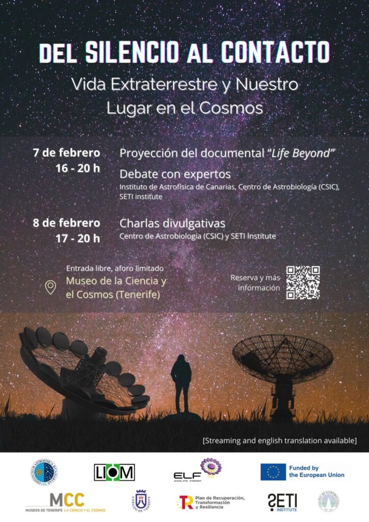 El IAC, mediante el proyecto LIOM, organiza unas jornadas científicas para  abordar qué hacer ante la posibilidad de contacto extraterrestre