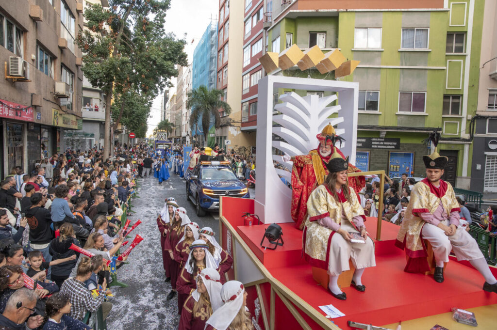 Imagen de archivo de una Cabalgata de Reyes de Las Palmas de Gran Canaria