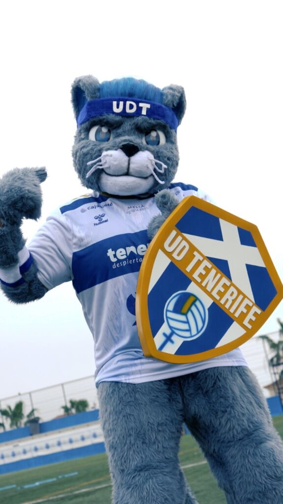 La UD Tenerife presenta su primera mascota oficial