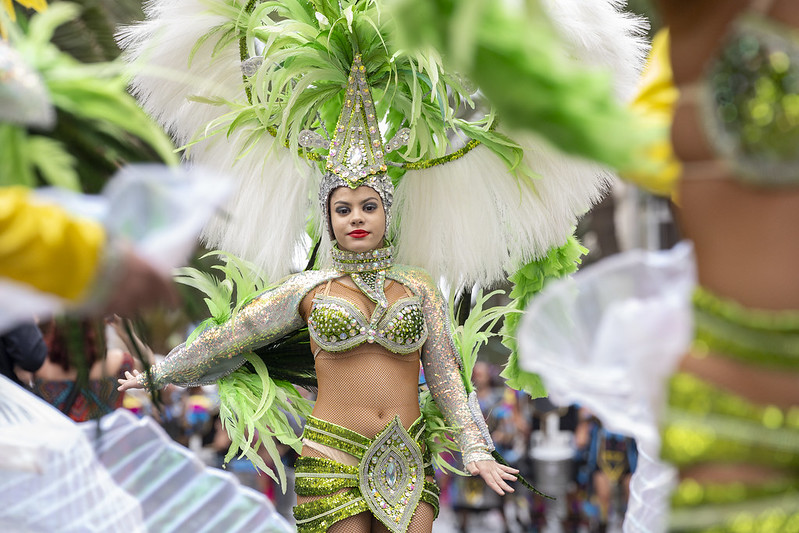 Imagen de una comparsa de la pasada edición del Carnaval de Las Palmas de Gran Canaria