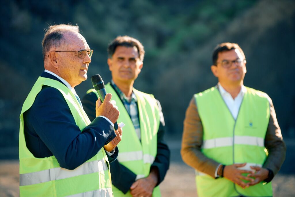 El ingeniero José Luis Martínez Cocero agradece el homenaje/Gobierno de Canarias