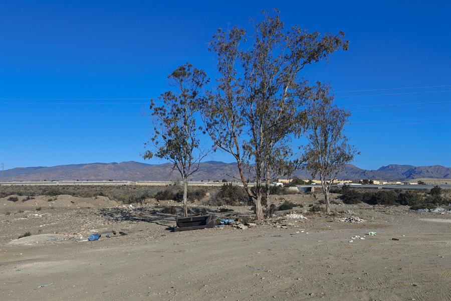 Vista del lugar donde de la detención del hombre autor confeso de la muerte de la mujer. Imagen EFE