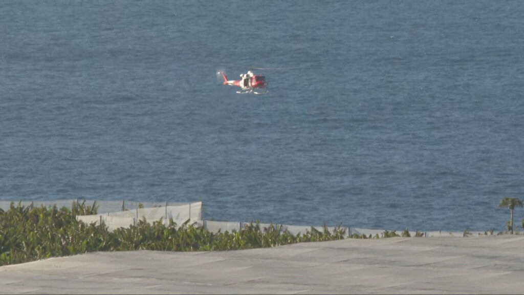 Operativo de búsqueda del menor desaparecido en la costa de La Guancha. Imagen RTVC