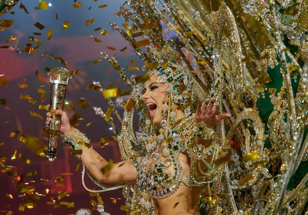 Elizabeth Ledesma Laker, Reina del Carnaval de Santa Cruz de Tenerife 2025. Imagen: Tony Cuadrado