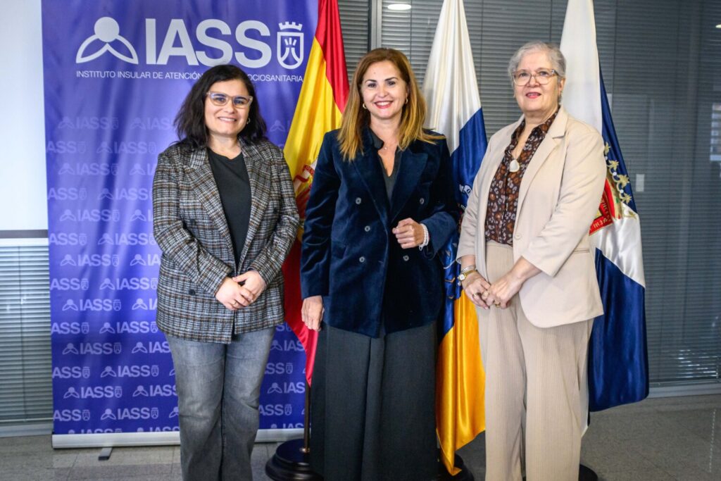 Unas obras que se trataron en la reunión de la comisión técnica de seguimiento la semana pasada entre la consejera de Acción Social, Águeda Fumero, y la alcaldesa de Candelaria, Mari Brito