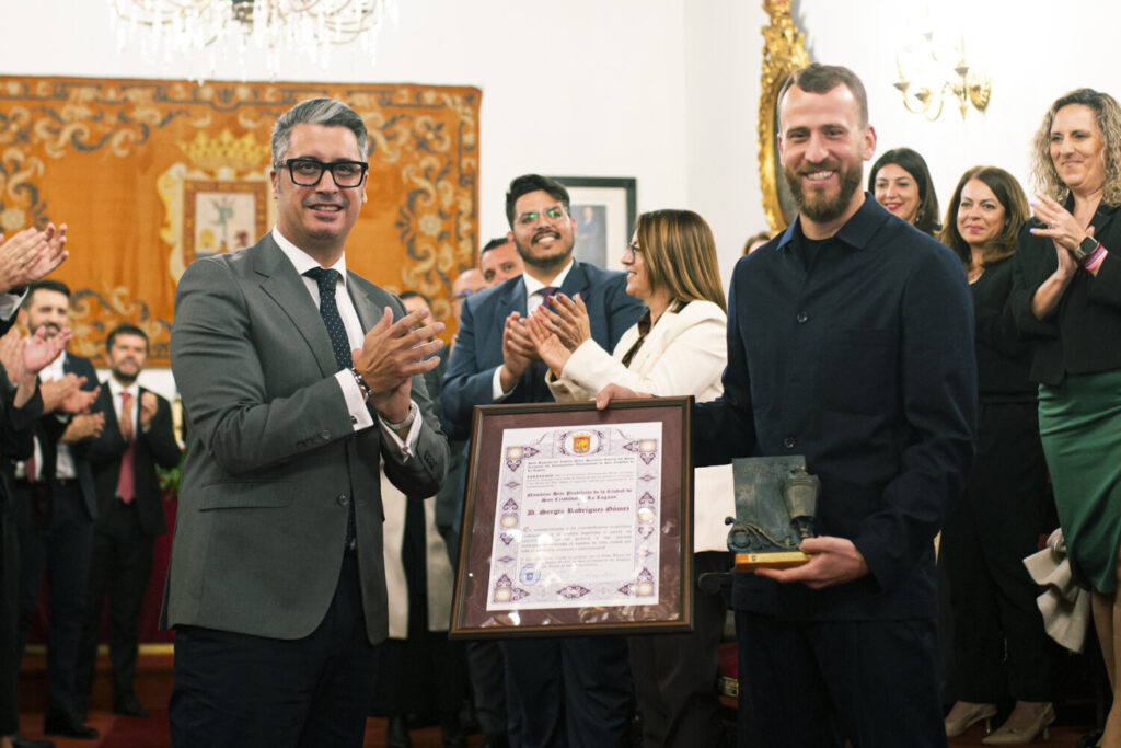 Sergio Rodríguez, Hijo Predilecto de San Cristóbal de La Laguna. Imagen: Ayuntamiento de La Laguna