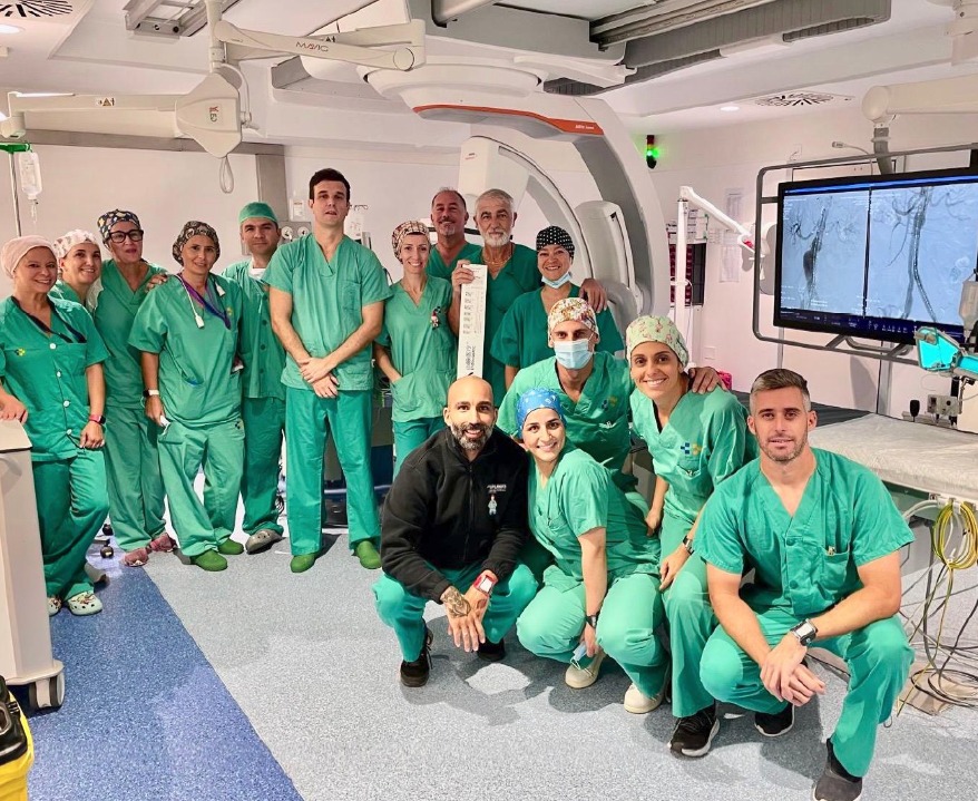 El Hospital General de Fuerteventura realiza la primera cirugía de exclusión de aneurisma de aorta abdominal