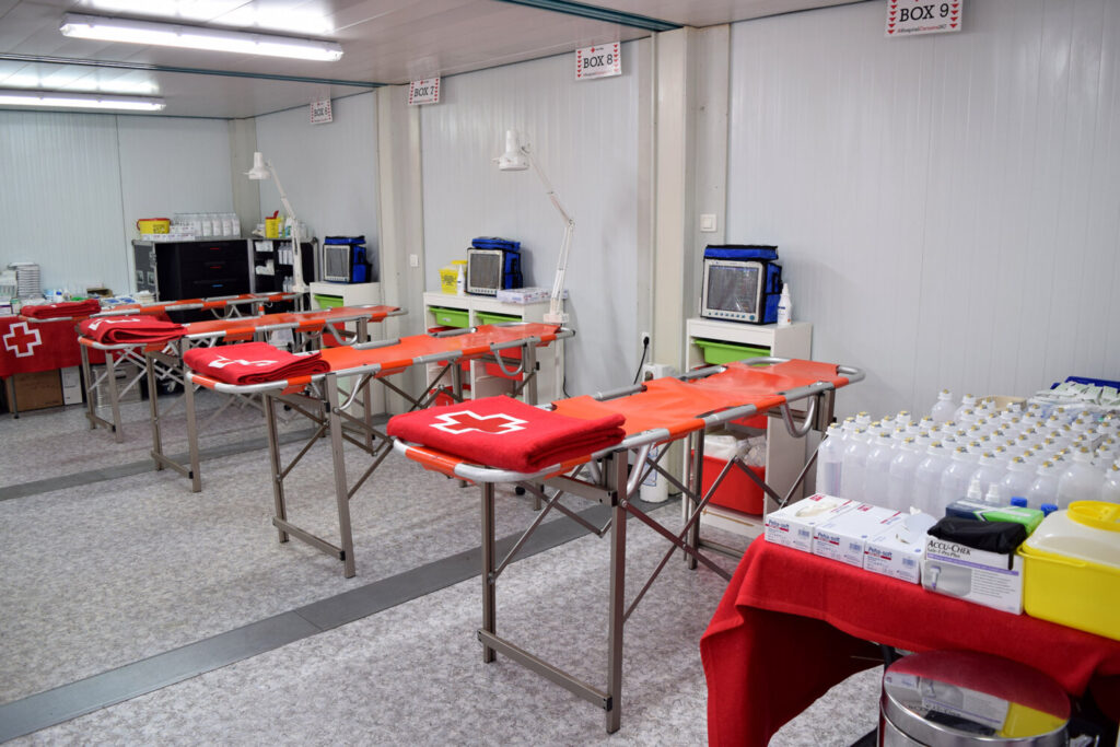 Se atendieron a 429 personas en el primer tramo del Carnaval de Santa Cruz de Tenerife. Hospital Carnaval de Santa Cruz de Tenerife/ Ayuntamiento de Santa Cruz de Tenerife.