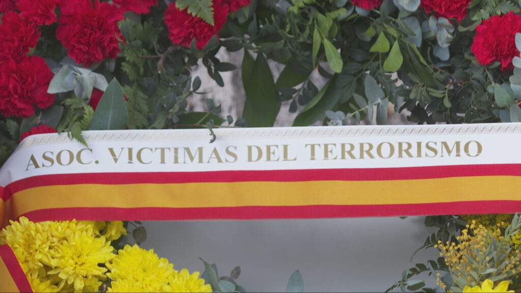 Homenaje a las víctimas del terrorismo el Día Europeo de las Víctimas del Terrorismo. Imagen RTVC