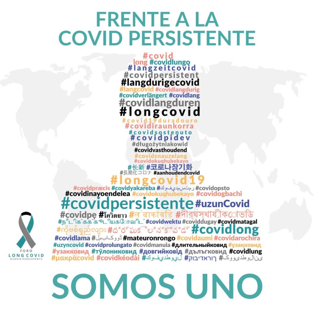 Tenerife reafirma su compromiso en el Día Mundial del COVID Persistente. Cartel del Foro LONG COVID/ Cabildo de Tenerife.