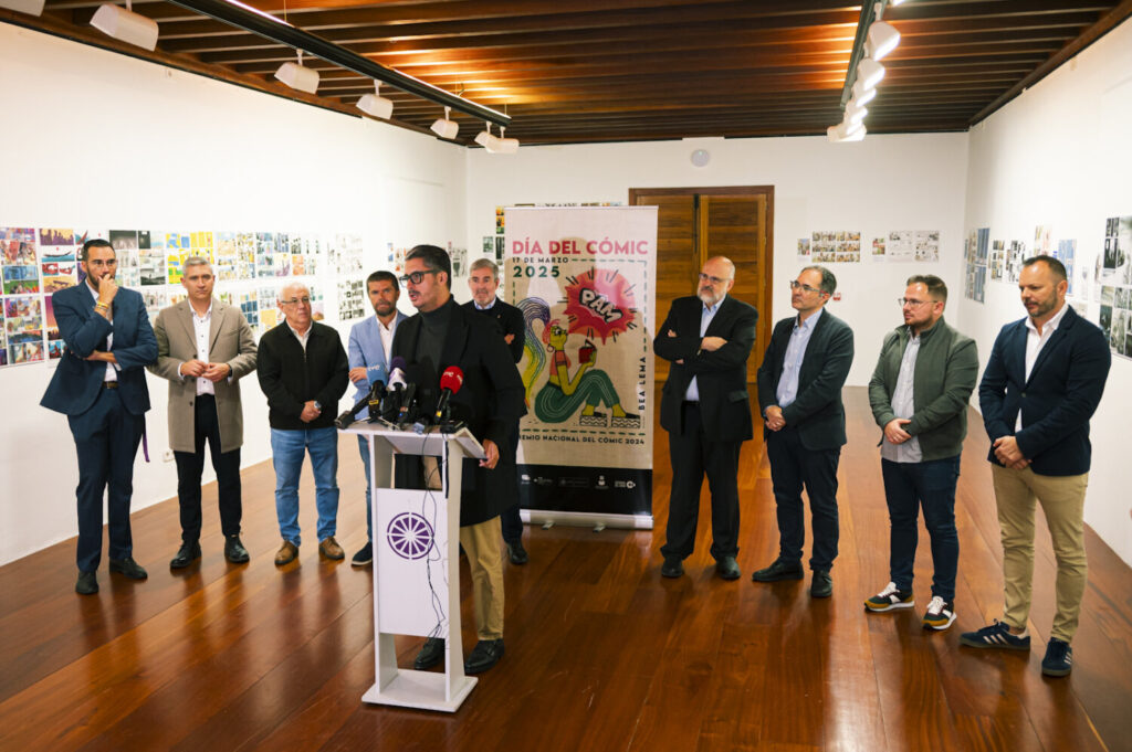 La Laguna representa el fenómeno migratorio en cómic. Presentación de las colecciones ‘Venir de Lejos: Viñetas & Fronteras’ y ‘Destino Incierto: la emigración según Padylla y Morgan’ en el Convento de Santo Domingo / Ayuntamiento de San Cristobal de La Laguna.