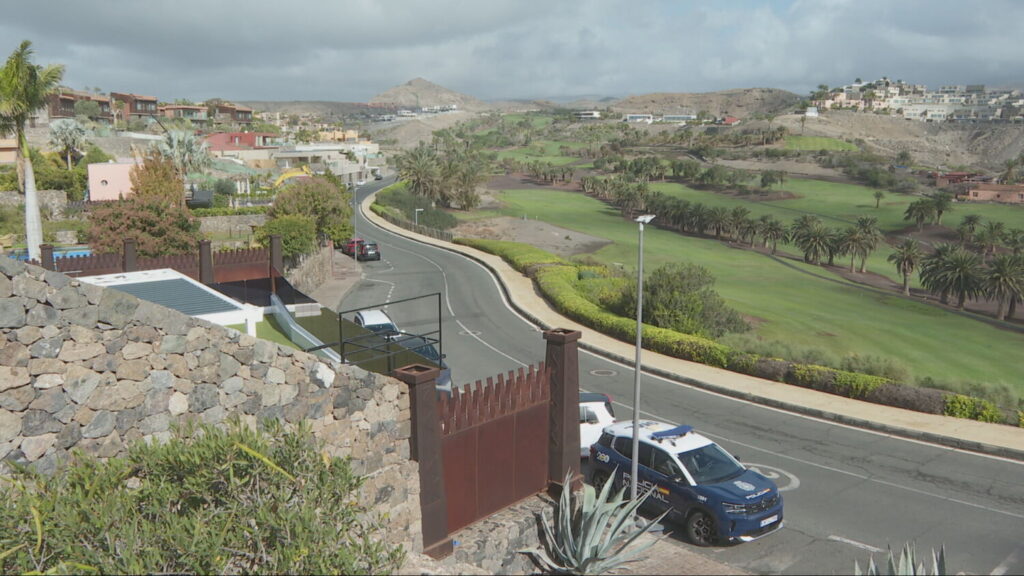 Zona en El Salobre, San Bartolomé de Tirajana, donde se ha producido el presunto secuestro. Imagen RTVC