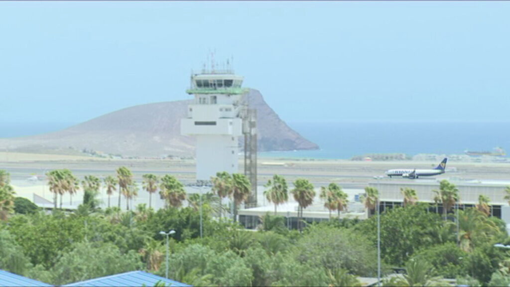 Viento cruzado en el Aeropuerto Tenerife Sur. Imagen RTVC