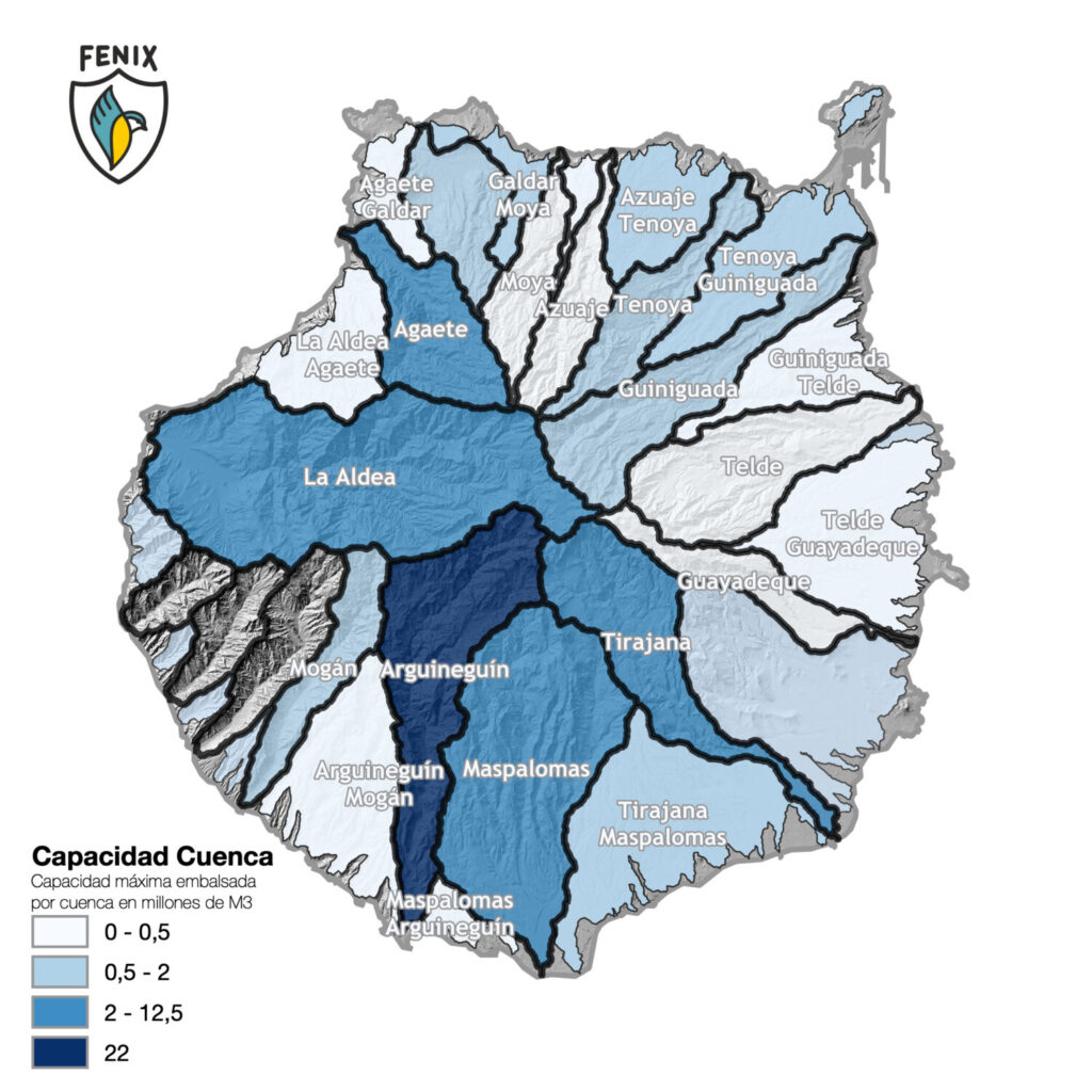 Frenar la erosión y aprovechar el agua durante las lluvias torrenciales gracias al relieve insular de Gran Canaria