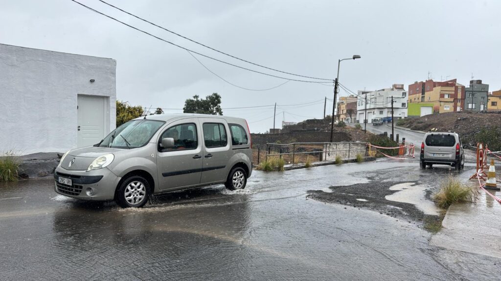 Nivel naranja y declarada la alerta en Gran Canaria por fuertes lluvias