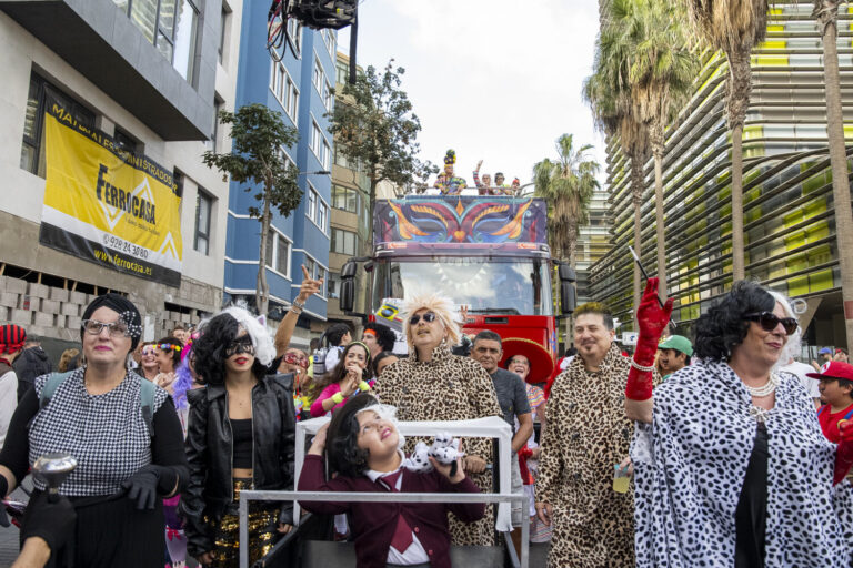 Recorrido de la Cabalgata del Carnaval de Las Palmas de Gran Canaria