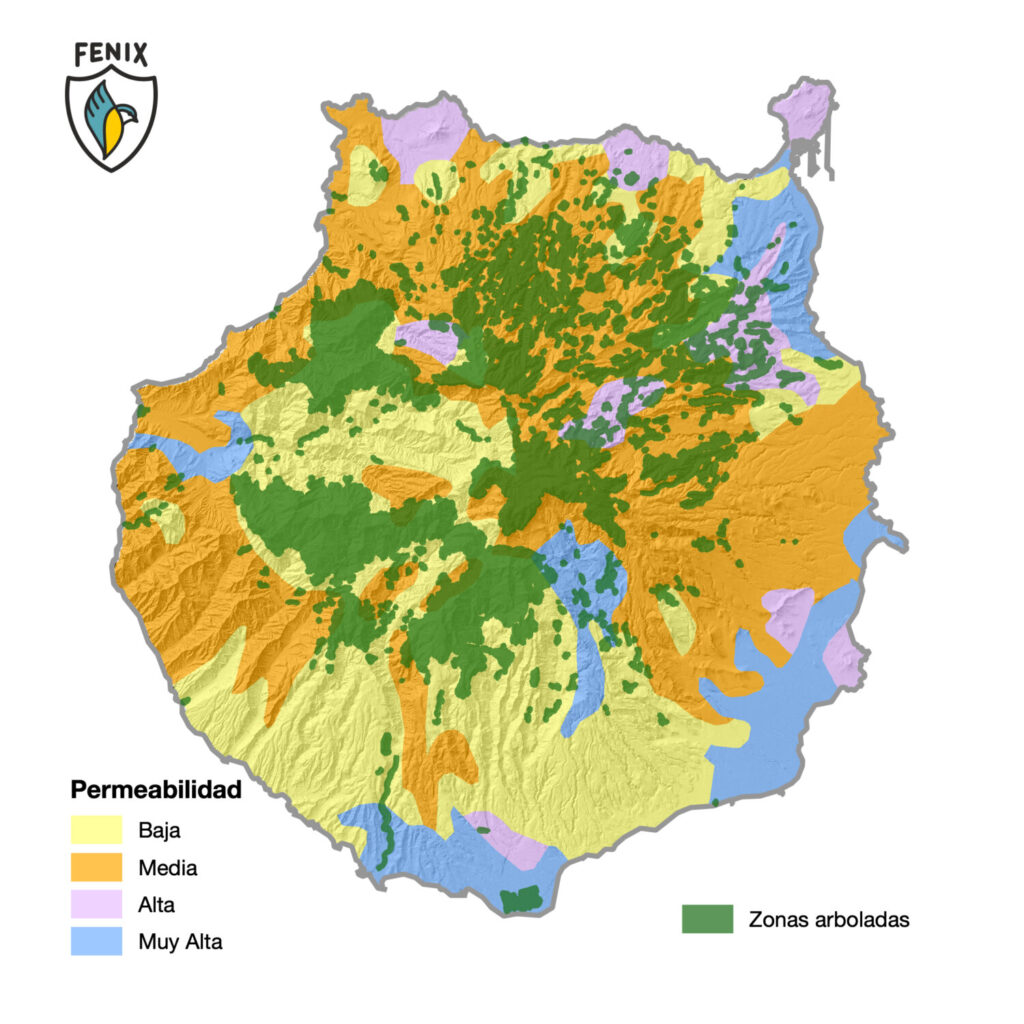 Frenar la erosión y aprovechar el agua durante las lluvias torrenciales gracias al relieve insular de Gran Canaria