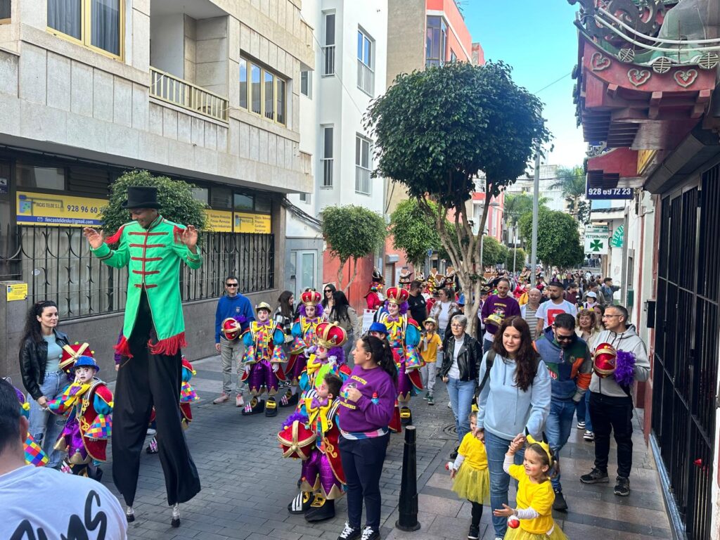 Telde celebra su primera Cabalgata Accesible. Primera celebración de la Cabalgata Accesible del Carnaval de Telde/ Ayuntamiento de Telde.