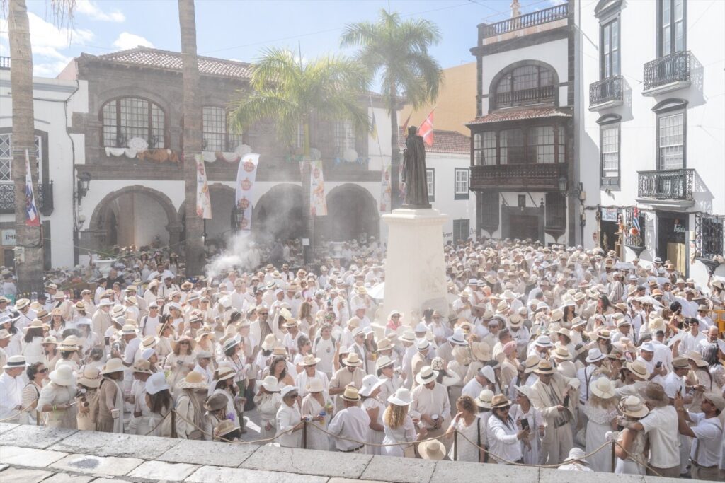 Celebración en Santa Cruz de La Palma en Los Indianos este 2025 / Europa Press 