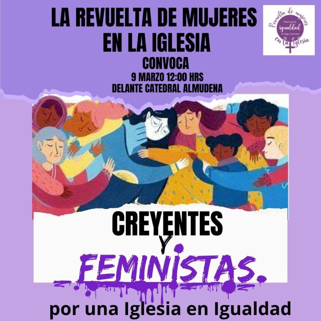 La movilización de Mujeres de La Iglesia coincide con el quinto aniversario del surgimiento de la Revuelta en España