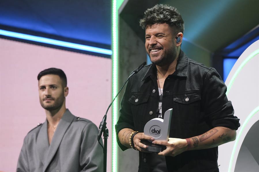 Pablo López en los Premios Dial 2025 / EFE